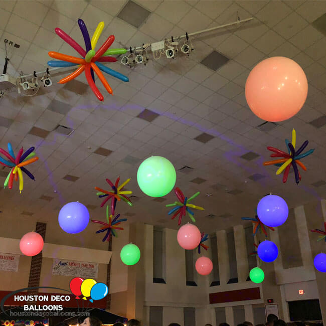 Ceiling Balloon Decor - Balloon Decorations